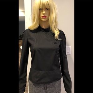 Jill Stuart black cotton shirt